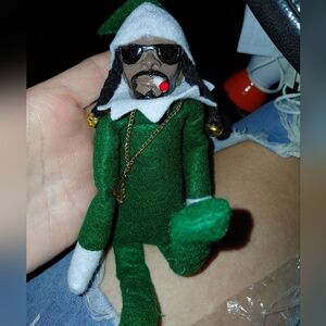 Green Snoop Elf Doll with Sunglasses